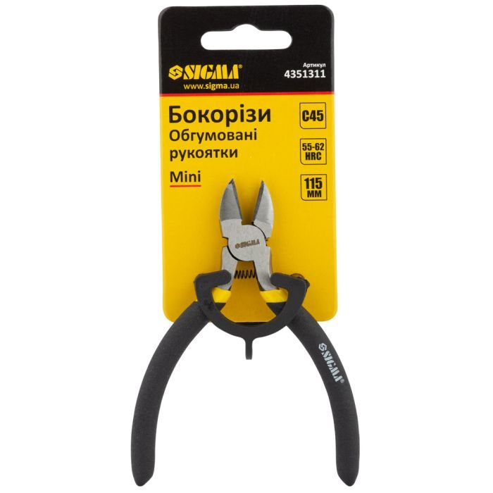 Бокорезы Sigma 115мм обрезиненные рукоятки Mini (4351311) (4351311) изображение 3