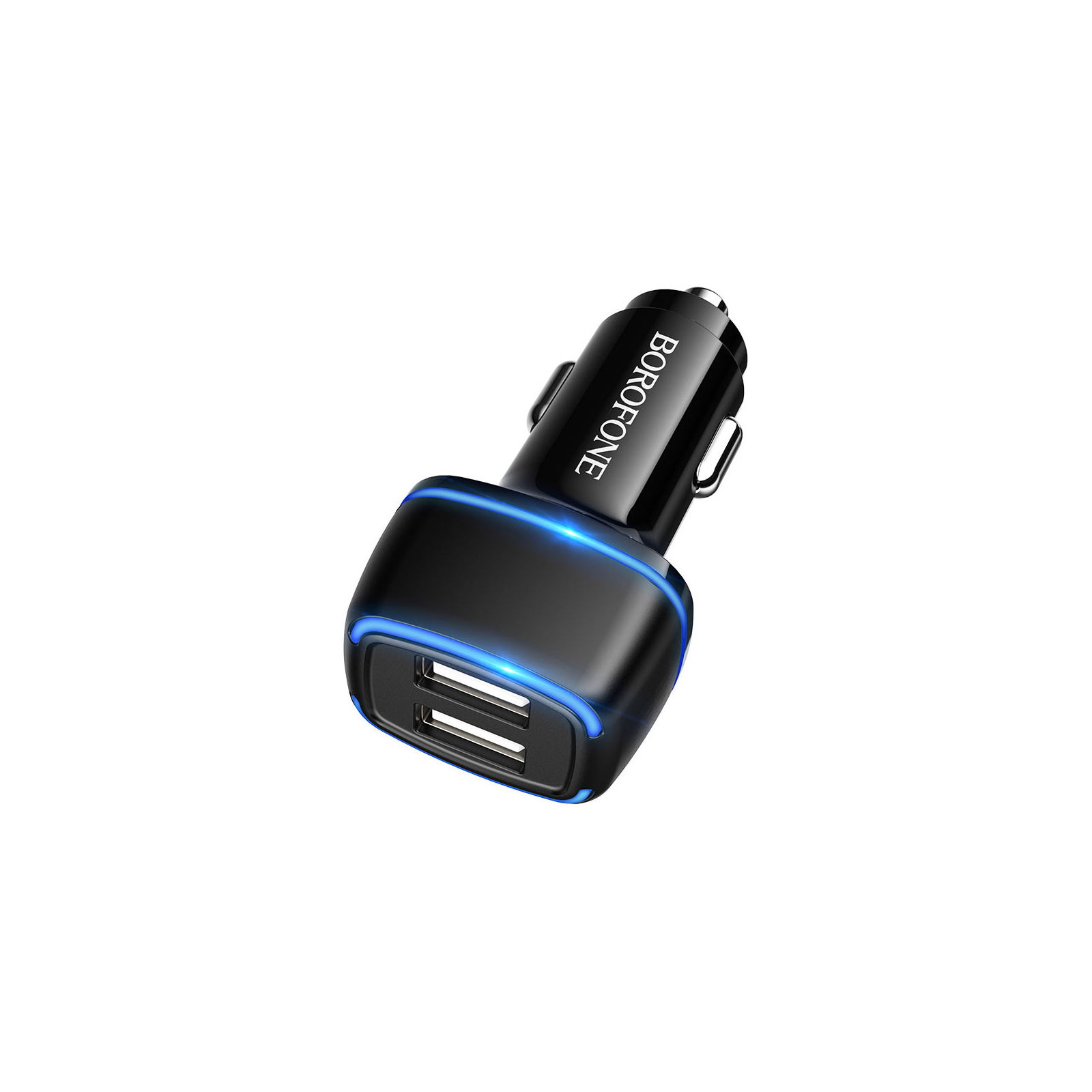 Зарядний пристрій BOROFONE BZ14 Max dual port (Micro) USB Black (BZ14MB) зображення 4