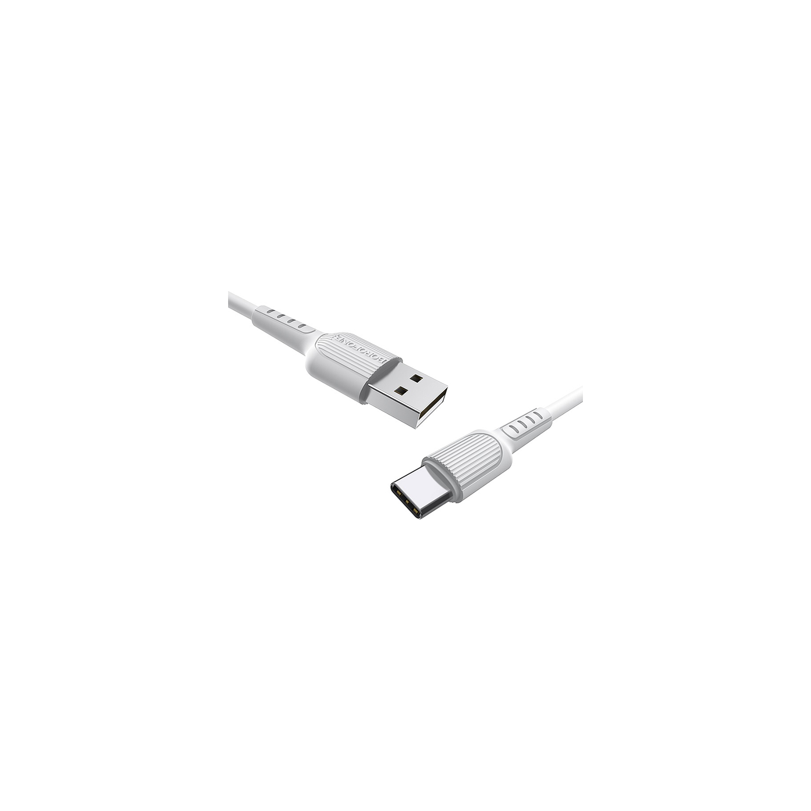 Дата кабель USB 2.0 AM to Type-C 1.0m BX16 Easy 2A White BOROFONE (BX16CW) изображение 2