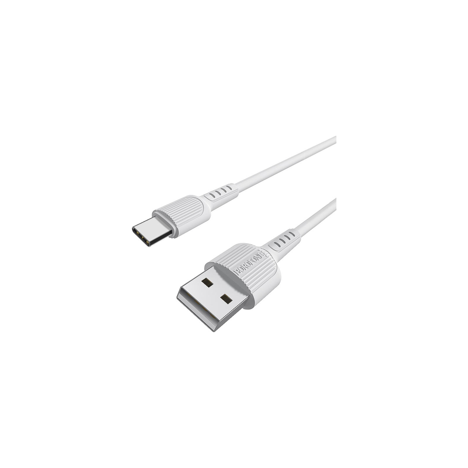 Дата кабель USB 2.0 AM to Type-C 1.0m BX16 Easy 2A White BOROFONE (BX16CW) изображение 3