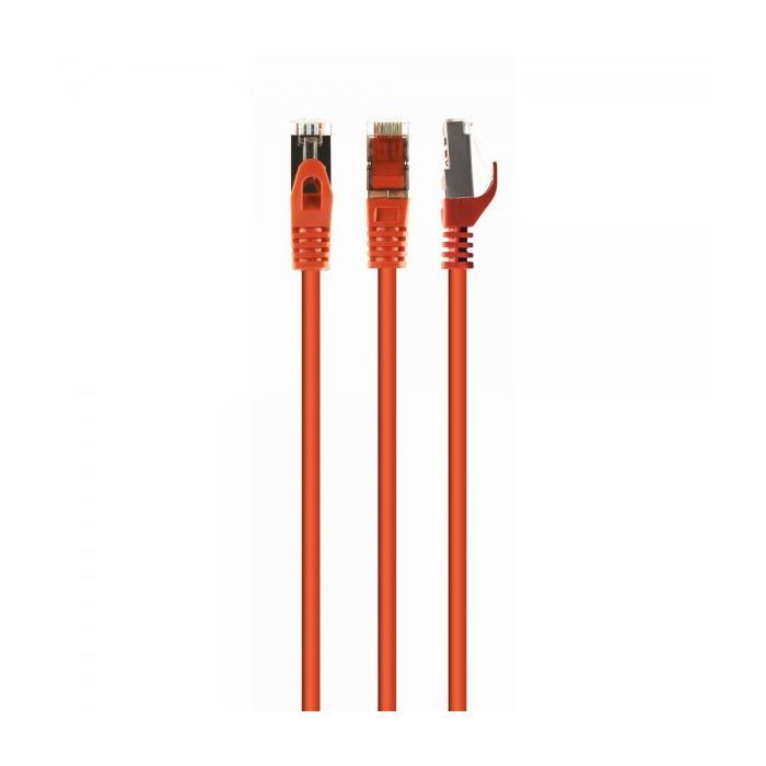 Патч-корд 10м S/FTP Cat 6A CU LSZH orange Cablexpert (PP6A-LSZHCU-O-10M)