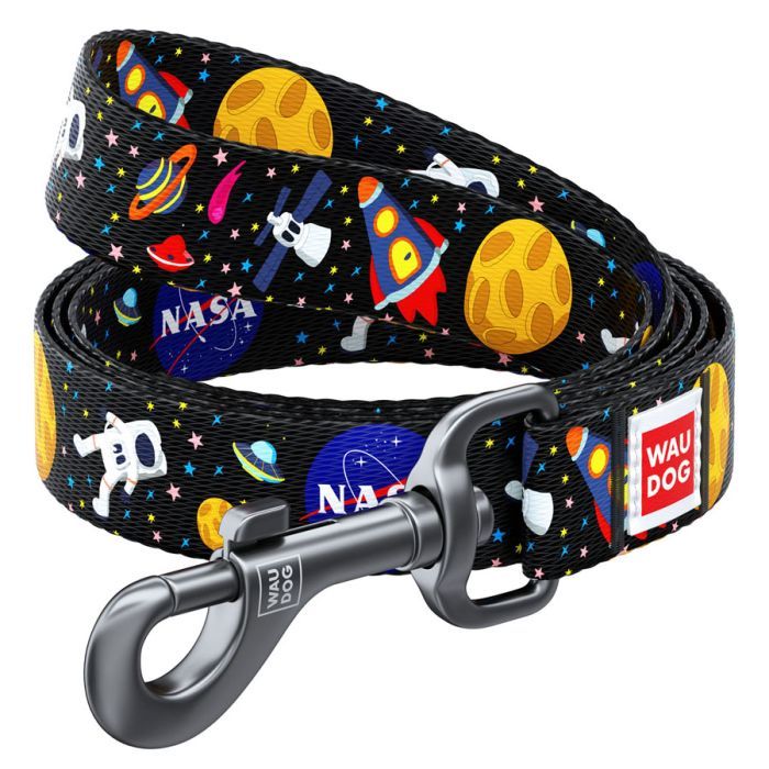 Поводок для собак WAUDOG Nylon "NASA" M 20 мм х 122 см (4914)