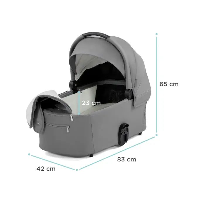 Коляска Kinderkraft 2 в 1 Nea Platinum Grey (KSNEA000GRY2000) (5902533919826) изображение 8