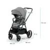 Коляска Kinderkraft 2 в 1 Nea Platinum Grey (KSNEA000GRY2000) (5902533919826) изображение 9