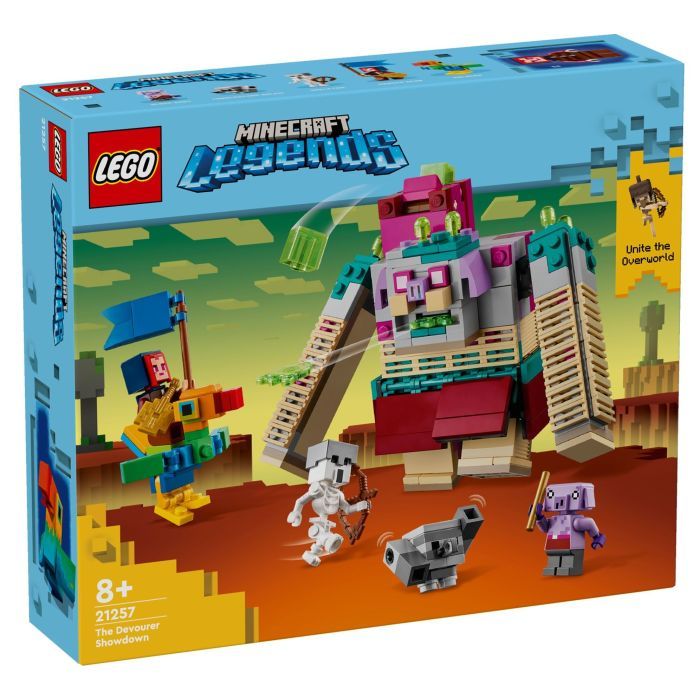 Конструктор LEGO Minecraft Схватка с пожирателем 420 деталей (21257)