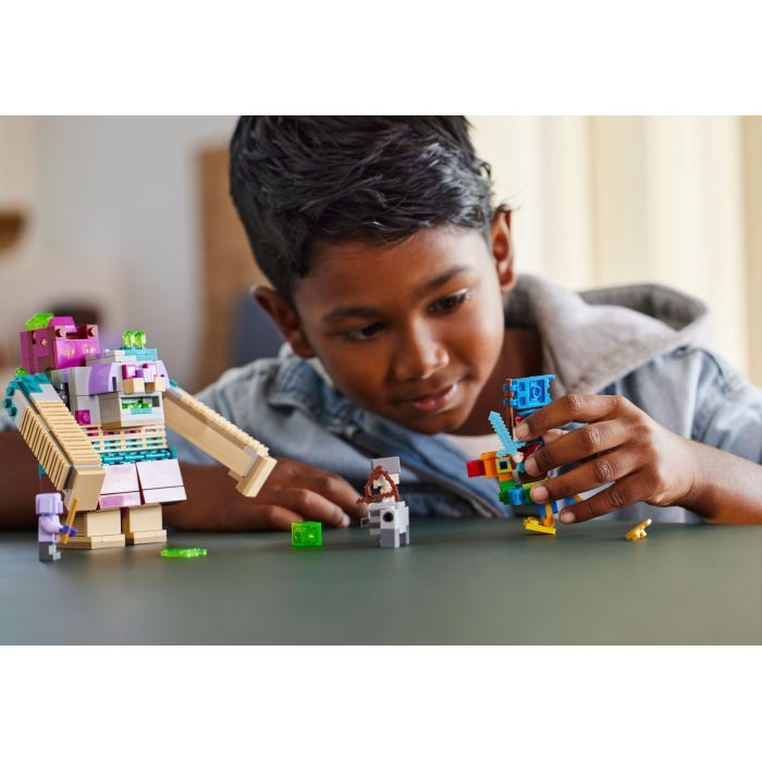 Конструктор LEGO Minecraft Схватка с пожирателем 420 деталей (21257) изображение 9
