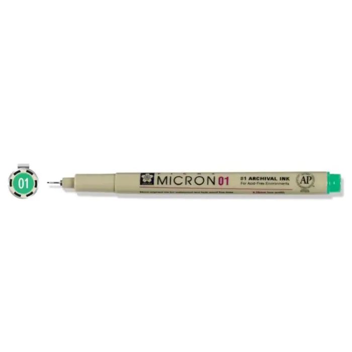 Лайнер Sakura Pigma Micron (0.1) 0,25 мм Сірий (084511333666) зображення 3