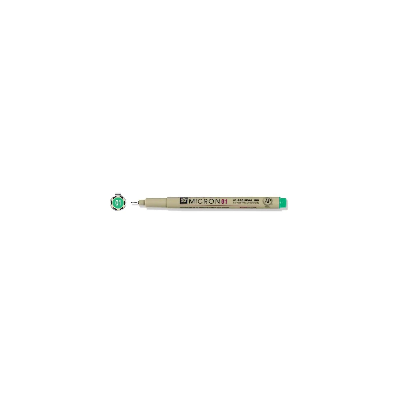 Лайнер Sakura Pigma Micron (0.1) 0,25 мм Зеленый (084511306349) изображение 3