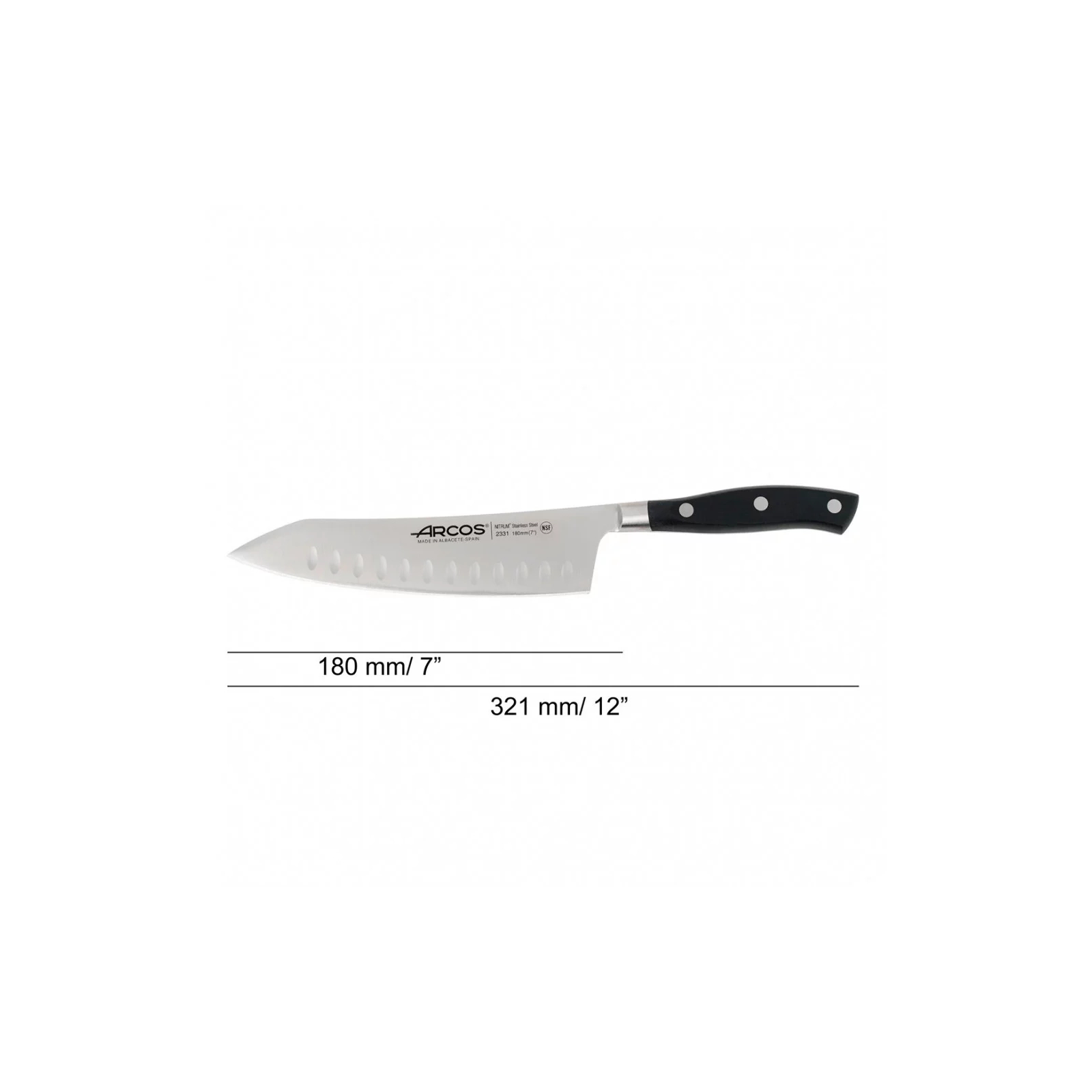 Кухонный нож Arcos Riviera Кіріцуке 180 мм (233100) изображение 2