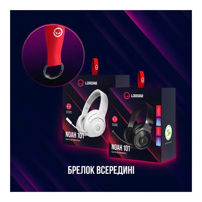 Наушники Lorgar Noah 101 Gaming 3.5 мм Black (LRG-GHS101B) изображение 11