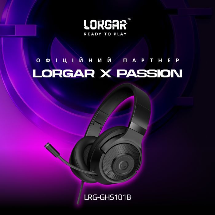 Наушники Lorgar Noah 101 Gaming 3.5 мм Black (LRG-GHS101B) изображение 2