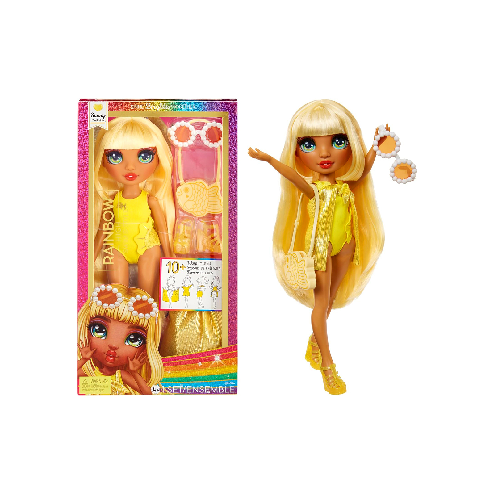 Лялька Rainbow High серії Swim & Style – Санні (507284) зображення 7