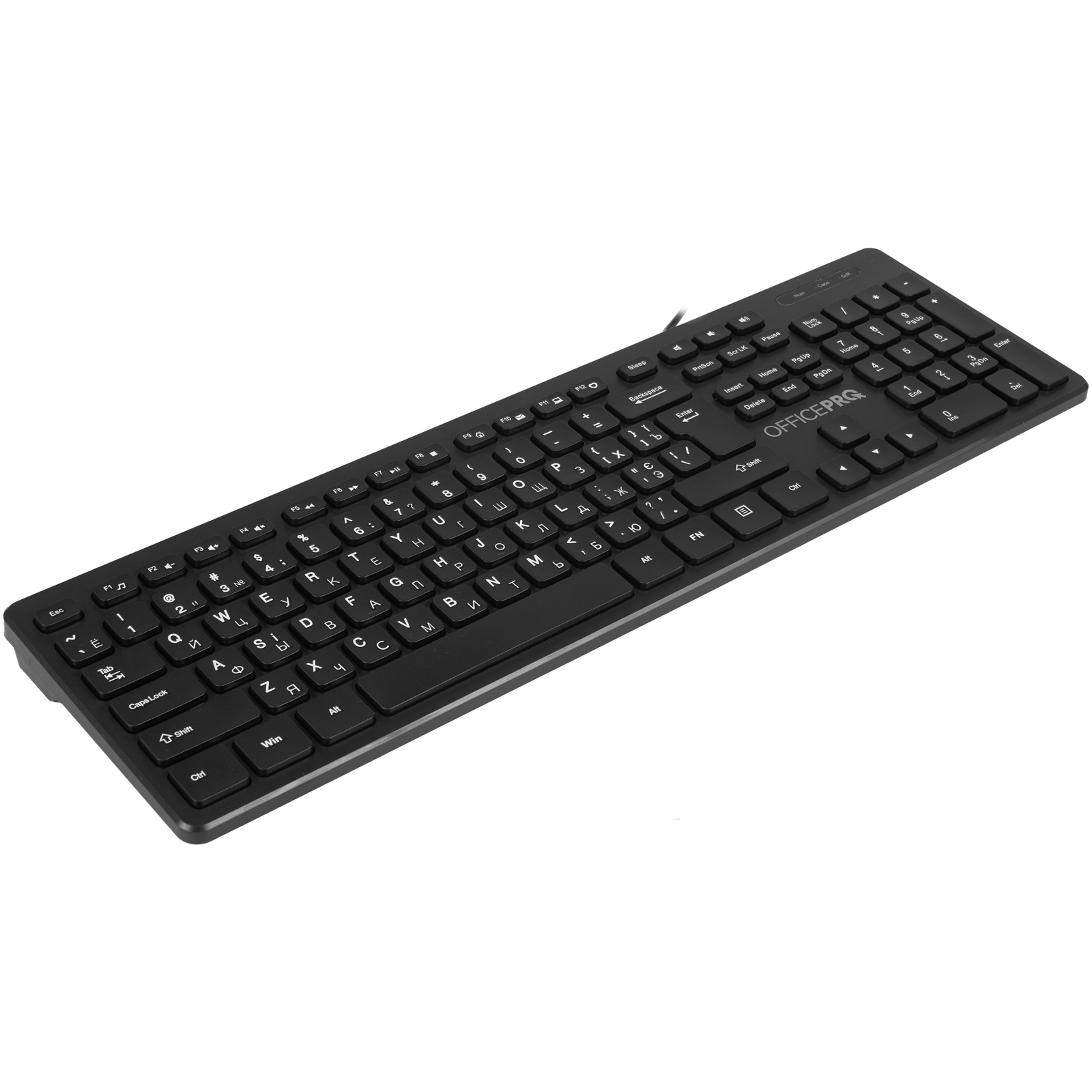 Клавіатура OfficePro SK276 USB Black (SK276) зображення 2