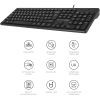 Клавиатура OfficePro SK276 USB Black (SK276) изображение 8