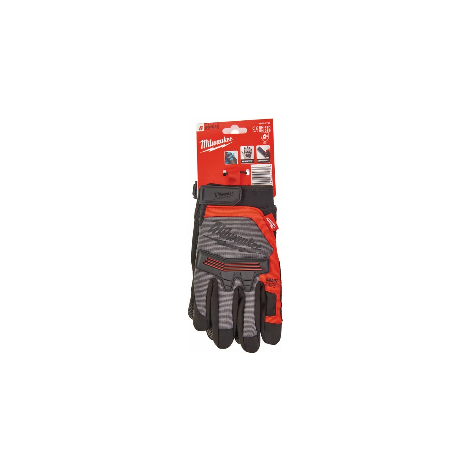 Защитные перчатки Milwaukee категория II EN388:2016 (2121X), М/8 (48229731) изображение 4