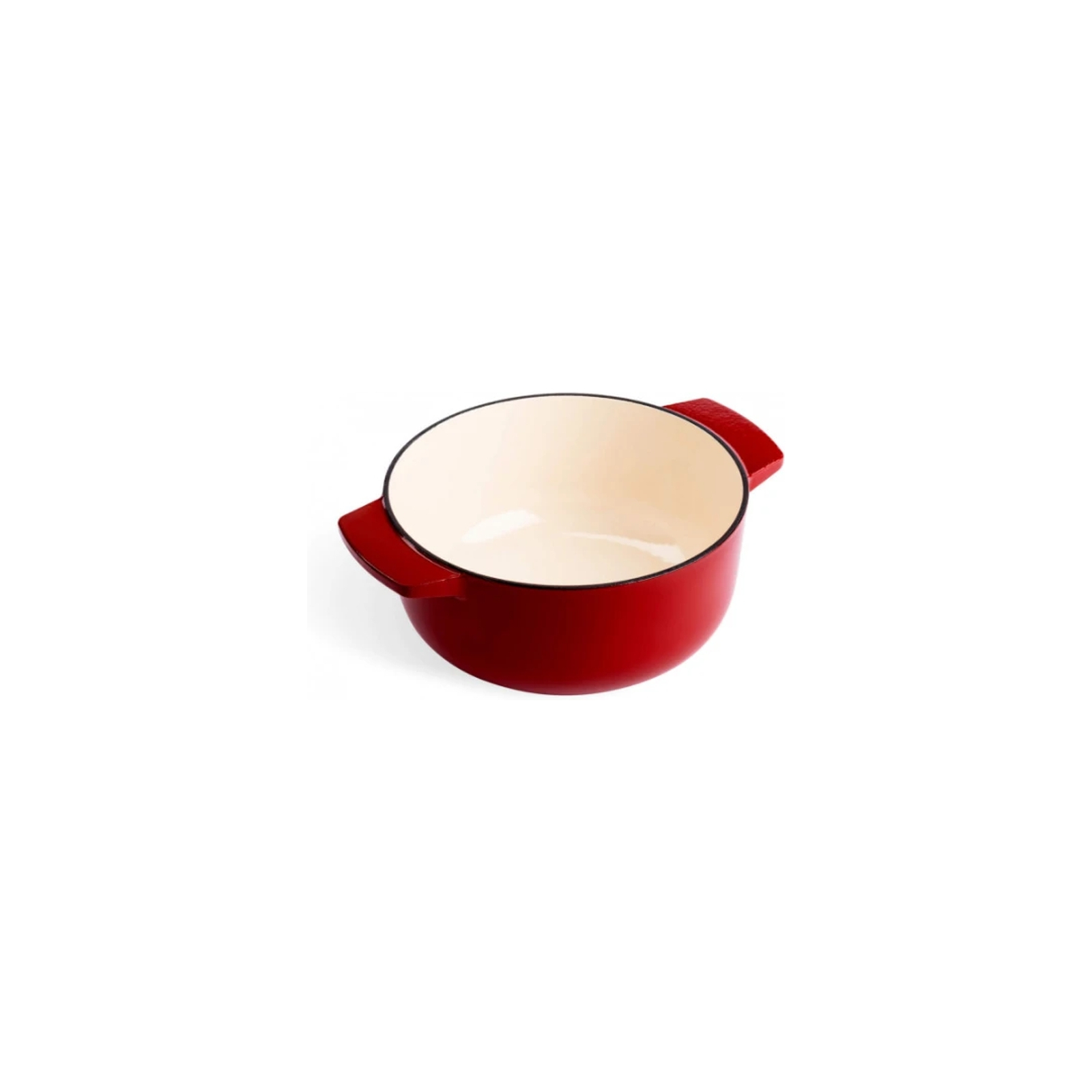 Каструля KitchenAid чавунна з кришкою 5,2 л Червона (CC006060-001) зображення 4