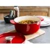 Каструля KitchenAid чавунна з кришкою 3,3 л Червона (CC006057-001) зображення 8