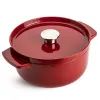 Каструля KitchenAid чавунна з кришкою 3,3 л Червона (CC006057-001)