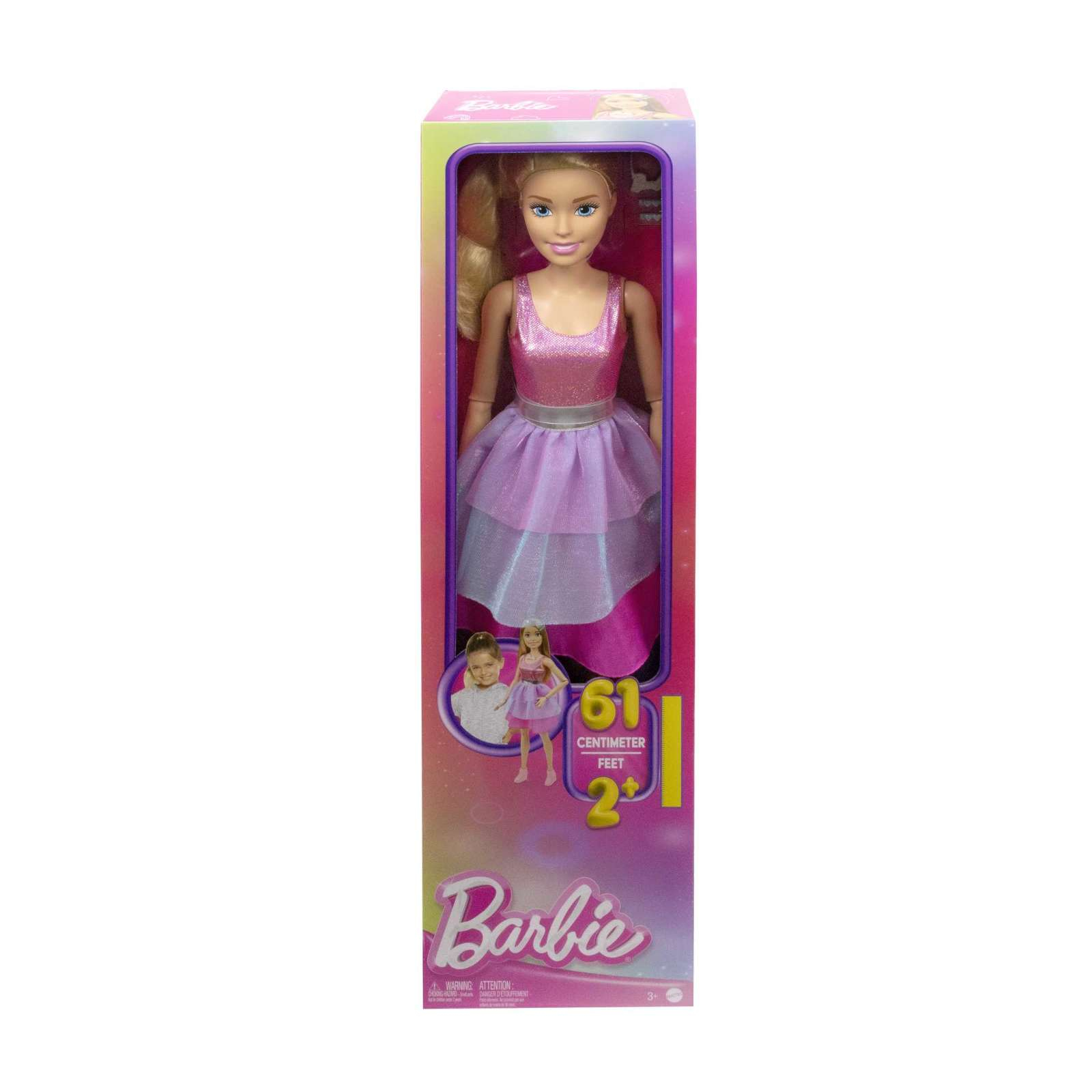 Кукла Barbie большая Моя подружка блондинка (HJY02) изображение 6