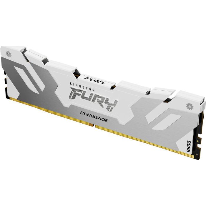 Модуль памяти для компьютера DDR5 16GB 6400 MHz Renegade White/Silver Kingston Fury (ex.HyperX) (KF564C32RW-16) изображение 3