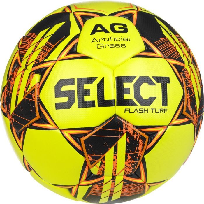 Мяч футбольный Select Flash Turf v23 жовто-помаранчевий Уні 5 (5703543315390)