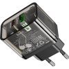 Зарядное устройство HOCO N34 Dazzling dual-port Black (6931474799166) изображение 4
