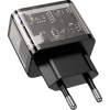 Зарядное устройство HOCO N34 Dazzling dual-port Black (6931474799166) изображение 5