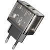 Зарядное устройство HOCO N34 Dazzling dual-port Black (6931474799166) изображение 6