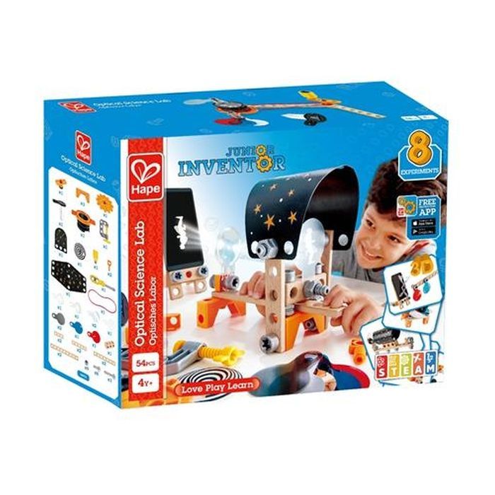 Конструктор Hape Junior Inventor Оптическая лаборатория 54 детали (E3034)