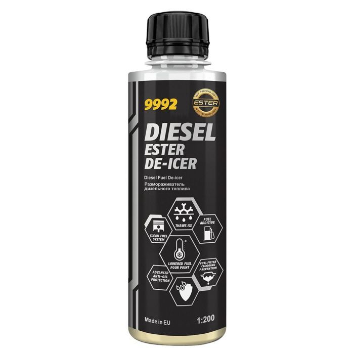 Присадка автомобильная Mannol 9992 Diesel Ester De-Icer 0.25 л (MN9992-025PET)