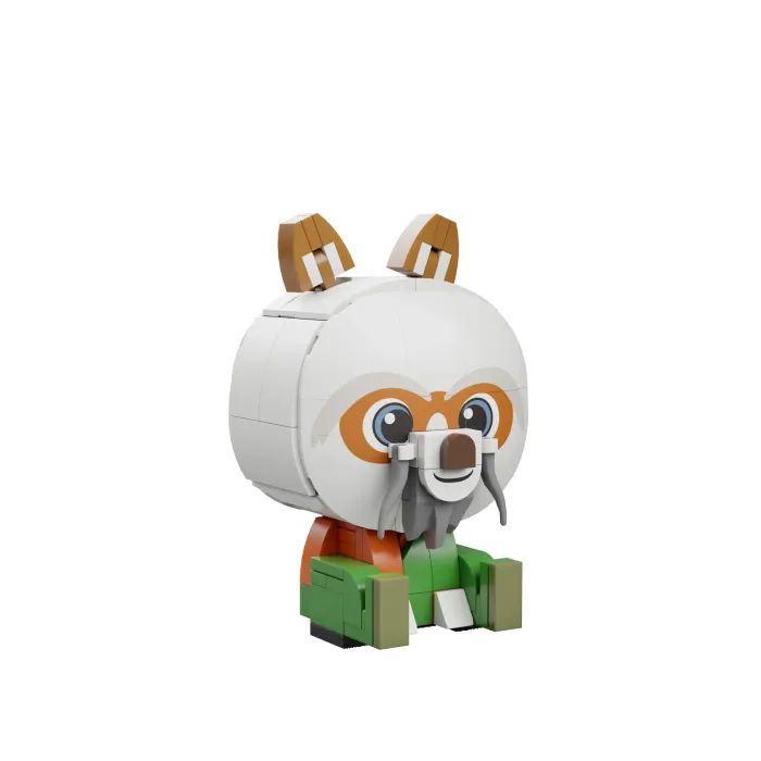 Конструктор Pantasy Kung Fu Panda Серия Сидящий малыш - Шифу (99126) изображение 4