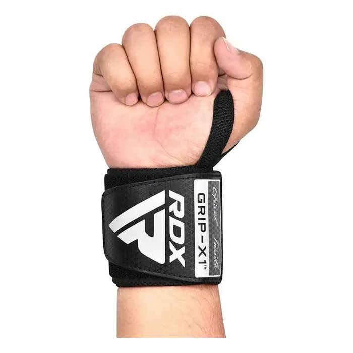 Бинт для спорту RDX для зап'ястя WR11 GYM Wrist Wrap Black/Grey (WAH-WR11BG) зображення 5