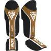 Защита голени и стопы RDX Shin Instep Aura Plus T-17 Black Golden XL (SGR-T17BGL-XL+)