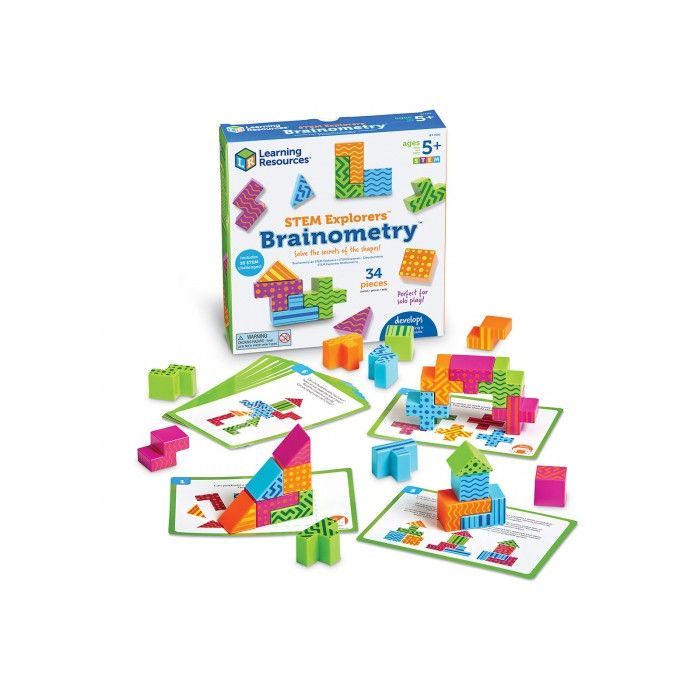 Навчальний набір Learning Resources Кольорова геометрія (LER9306) зображення 2