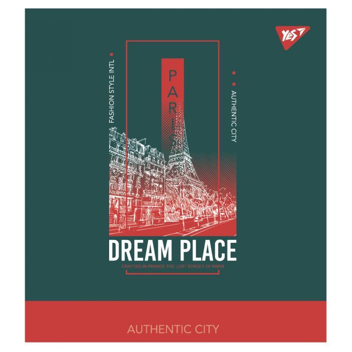 Зошит Yes А5 Dream place 18 аркушів клітинка (766811) зображення 3