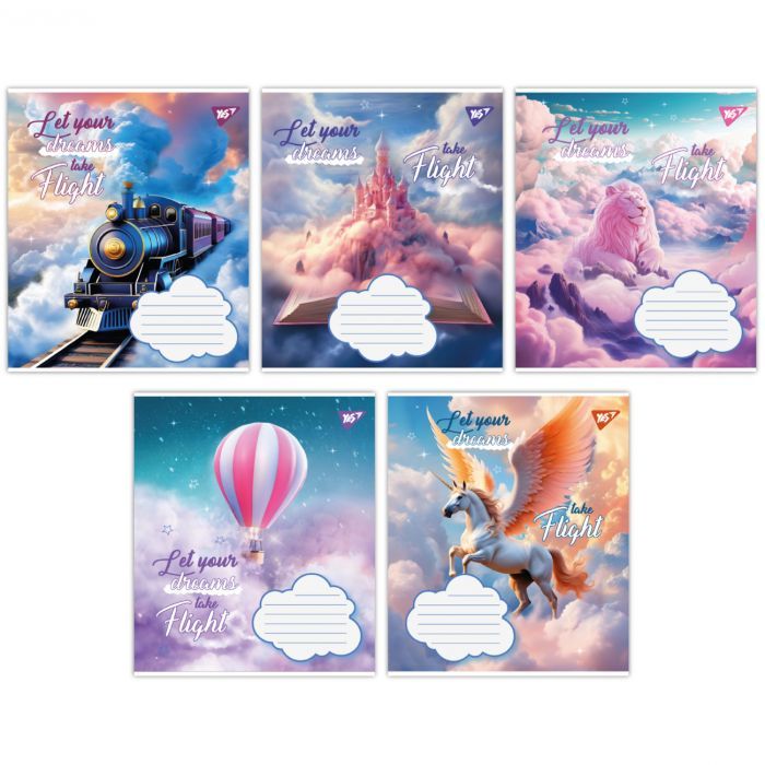 Тетрадь Yes Let your dreams 18 листов клетка (766971)
