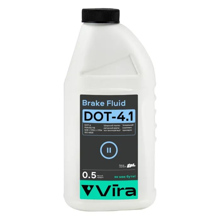 Тормозная жидкость VIRA Brake Fluid DOT-4.1 0,5 л (VI1101)