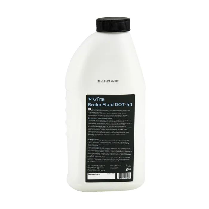 Тормозная жидкость VIRA Brake Fluid DOT-4.1 0,5 л (VI1101) изображение 3