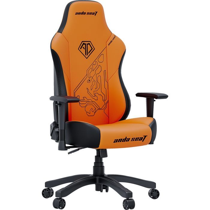 Крісло ігрове Anda Seat Phantom Tiger Edition Size L Orange (AD18Y-14-OB-PV/C) зображення 5