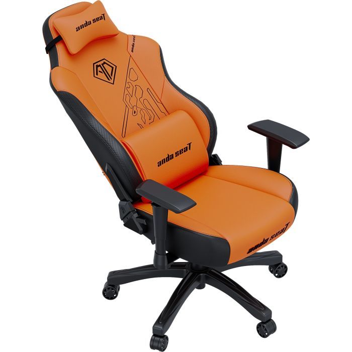 Крісло ігрове Anda Seat Phantom Tiger Edition Size L Orange (AD18Y-14-OB-PV/C) зображення 7