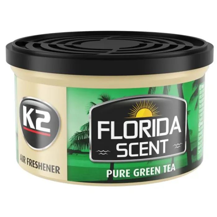 Ароматизатор для автомобиля K2 Florida Scent "Чистий зелений чай" 42 г (V87ZHE)