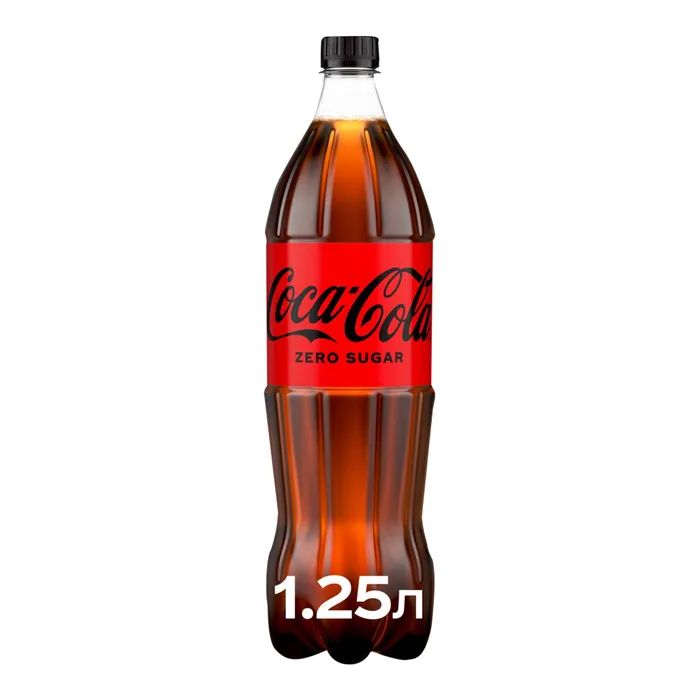Напій Coca-Cola Zero Безалкогольний сильногазований Без цукру 1.25 л (5449000133724)