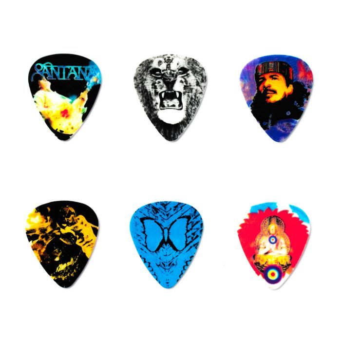 Медиатор Jim Dunlop Santana Heavy Gauge Pick Tin 6 шт. (SANPT02H) изображение 2