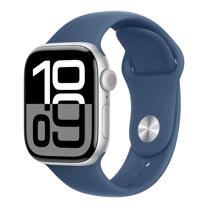 Смарт-годинник Apple Watch Series 10 GPS 42mm Rose Gold Aluminium Case with Light Blush Sport Band - S/M (MWWH3QH/A)