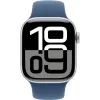 Смарт-часы Apple Watch Series 10 GPS 42mm Silver Aluminium Case with Denim Sport Band - S/M (MWWA3QH/A) изображение 2