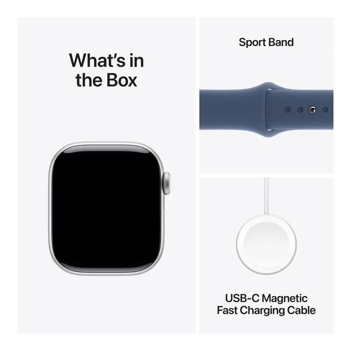 Смарт-годинник Apple Watch Series 10 GPS 42mm Rose Gold Aluminium Case with Light Blush Sport Band - S/M (MWWH3QH/A) зображення 9