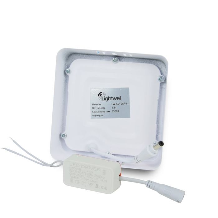 Світильник Lightwell LW-SQ-SRF-6 6 W зображення 2