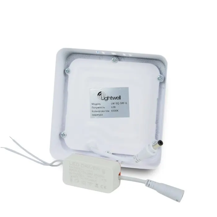 Світильник Lightwell LW-SQ-SRF-6 6 W зображення 2