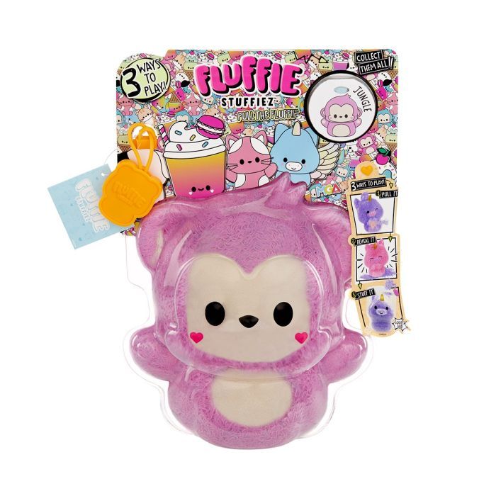 Мягкая игрушка Fluffie Stuffiez антистресс Fluffie Stuffiez серии Small Plush - Обезьянка (511670)