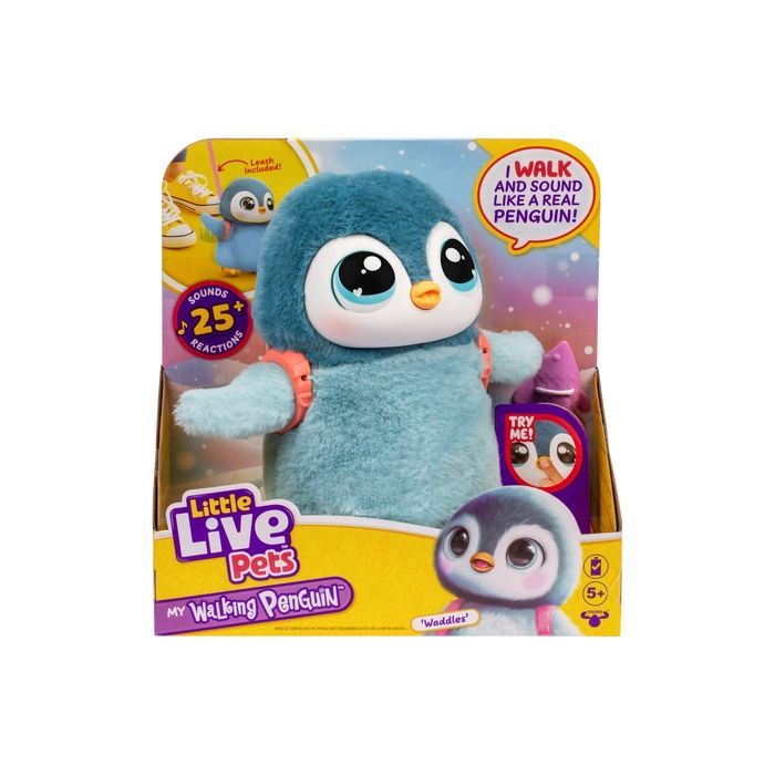 Інтерактивна іграшка Moose Little Live Pets Мій улюбленець маленьке пінгвиня (26535) зображення 2